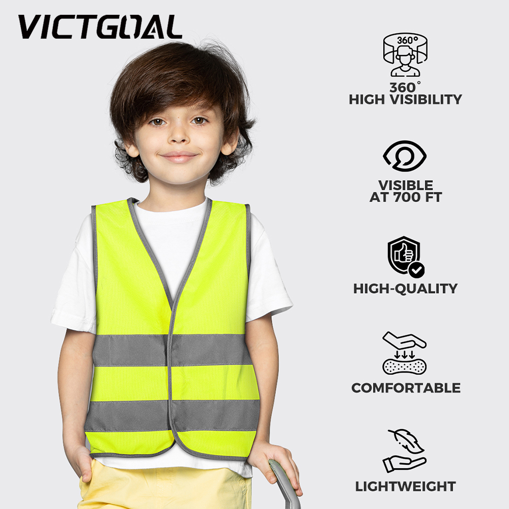Sports Equipment For Kindergarten - Kids Safety Vest Reflective Clothing for