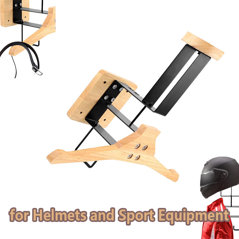 Wood Motorcycle Helmet Holder  - đánh giá và giá Sports Equipment For Home