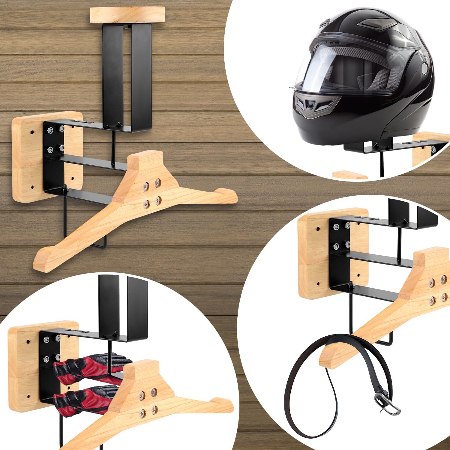 Wood Motorcycle Helmet Holder  - đánh giá và giá Sports Equipment For Home