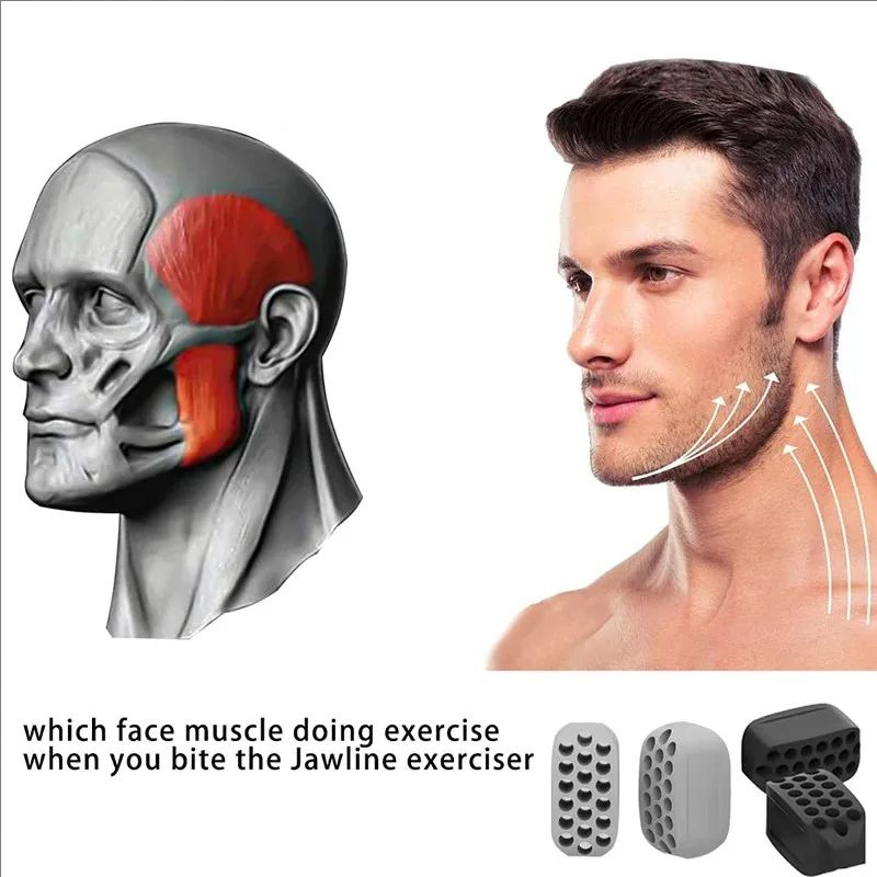 2PCS Silicone Jaw Exerciser Fa - đánh giá và giá Sports Equipment Training