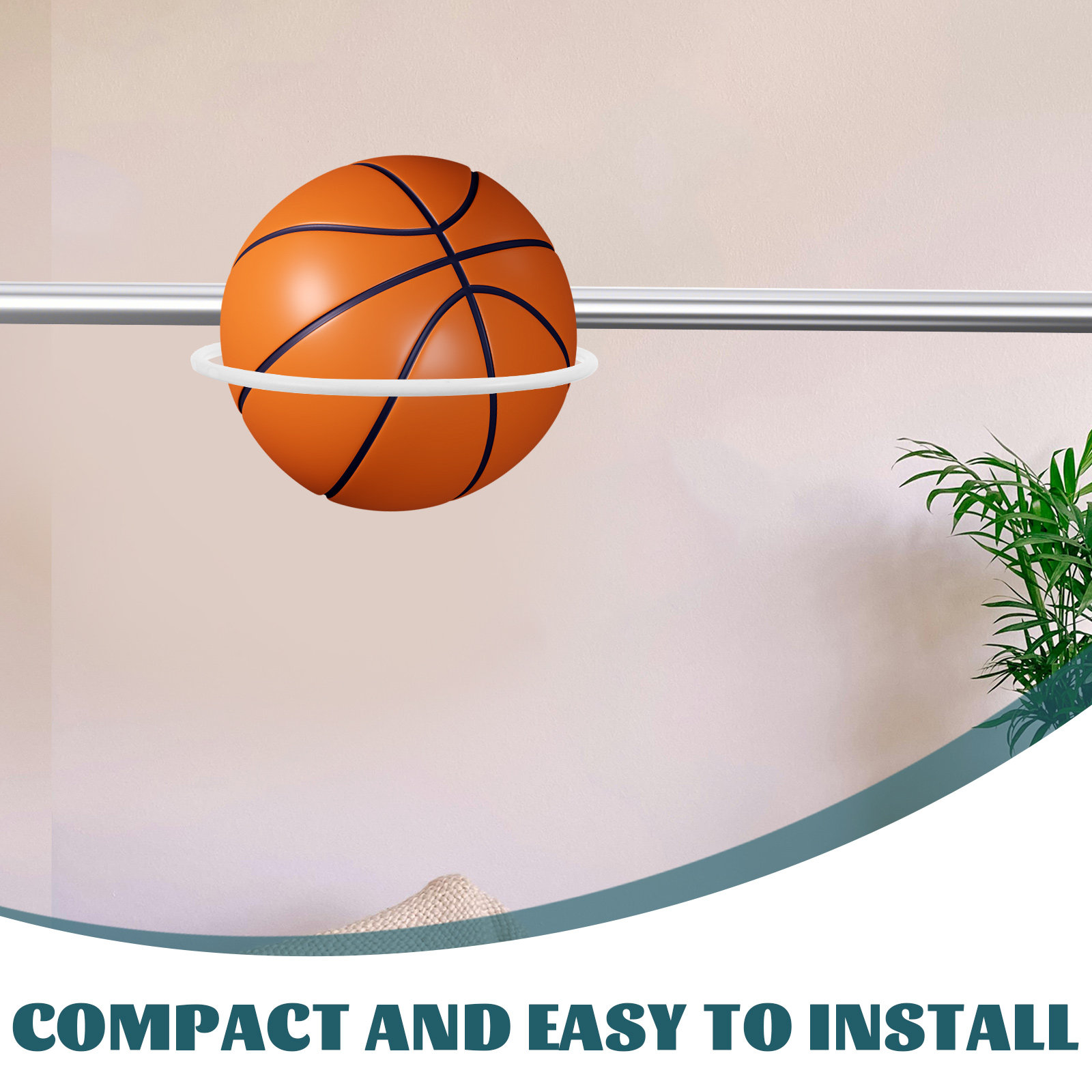 5Pcs Wall Mounted Sports Equip - đánh giá và giá Sports Equipment Organizer Rack