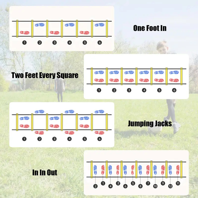 6m Agility Ladder &  football  - đánh giá và giá Sports Equipment Football