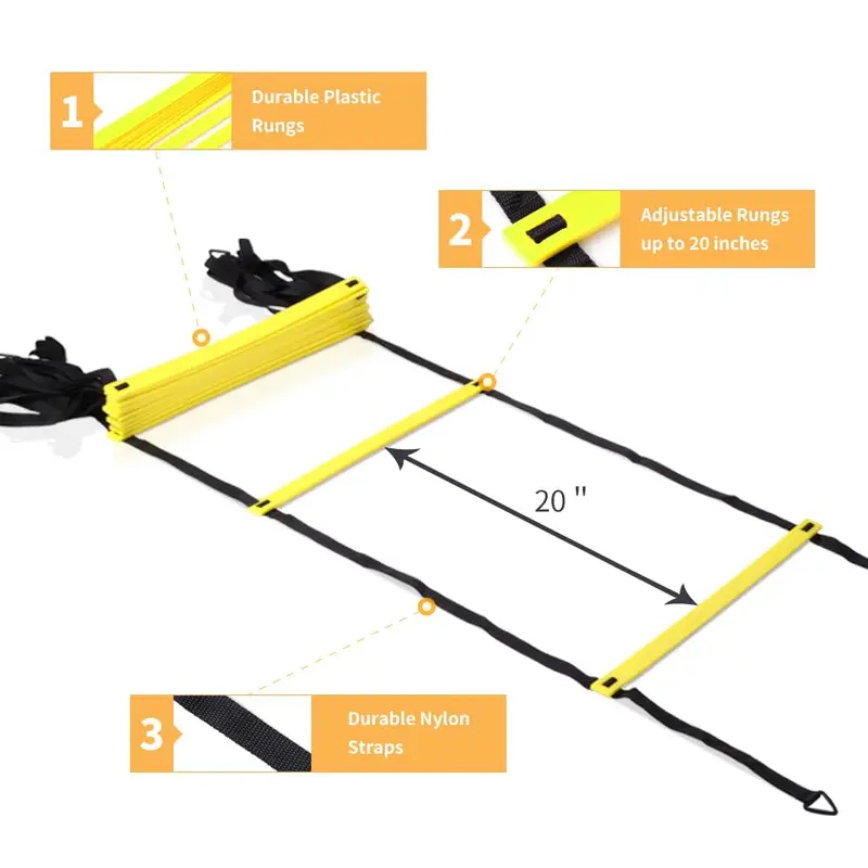 6m Agility Ladder &  football  - đánh giá và giá Sports Equipment Football