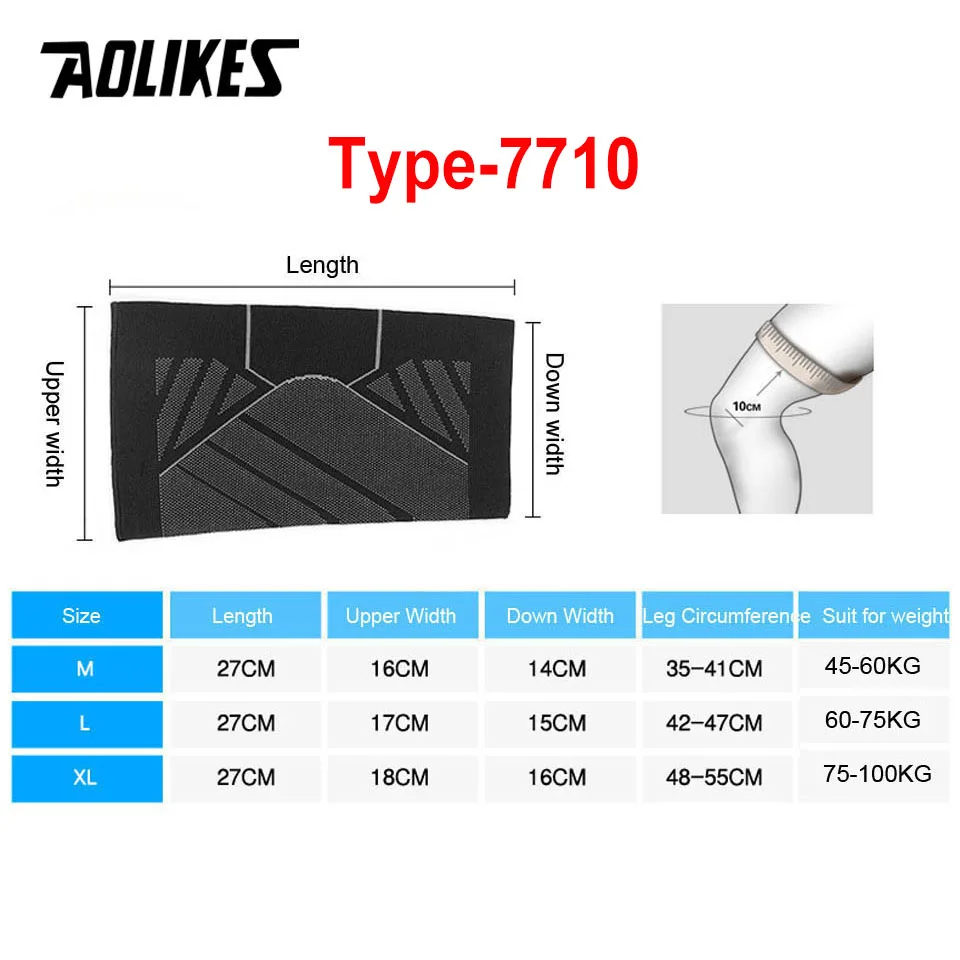 AOLIKES 1PCS Sports Compressio - đánh giá và giá Volleyball Knee Pad